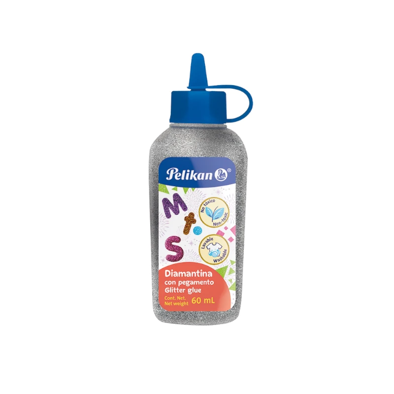 Plastico la Diamantina Plata Pelikan 60ml