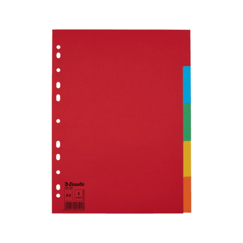 Separador Binder Leitz 5 Divisiones 100199