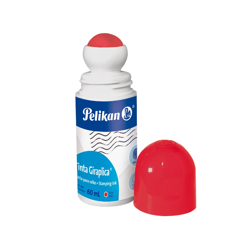 Tinta Pelikan Roll-On 60 Ml Rojo