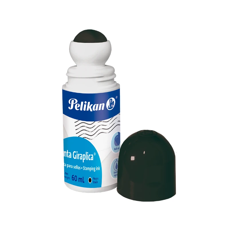 Tinta Pelikan Roll-On 60 Ml Negro