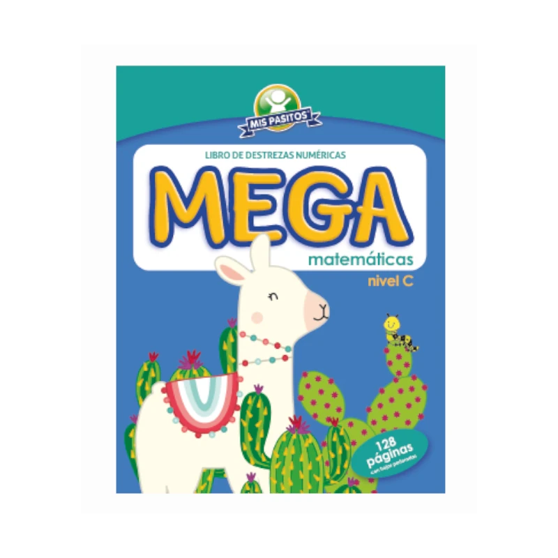 Libro Actividades Y Colorear Mega Matematicas Nivel C Lllama Mis Pasitos