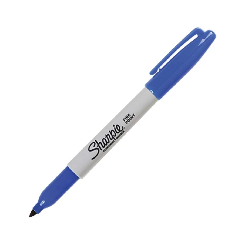 Marcador Permanente Sharpie Azul Fino