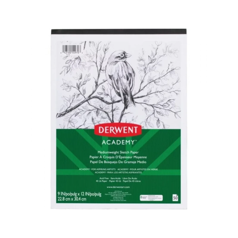 Papel Mead Sketch Dibujo/Pintura 9X12 Block 100 Pag 54970