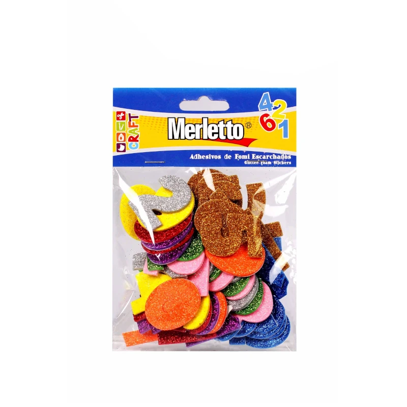 Foamy Adhesivo Escarchada Numeros 7795 Merletto
