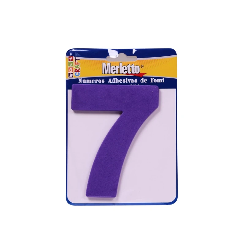 Foamy Adhesivo Numero 7 Surtido 1900 Merletto