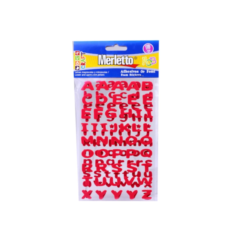 Foamy Adhesivo Letras Surtido 32154 Merletto