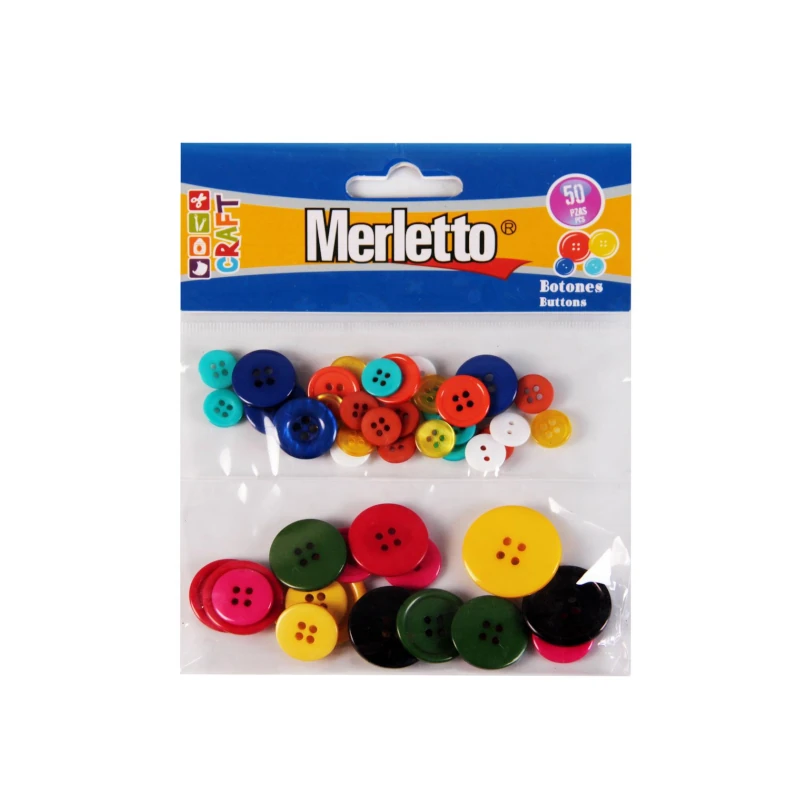 Botones Merletto Surtido 50Unds 1521
