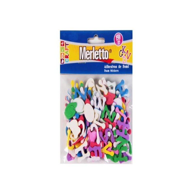 Foamy Adhesivo Letras Surtido 92721 Merletto