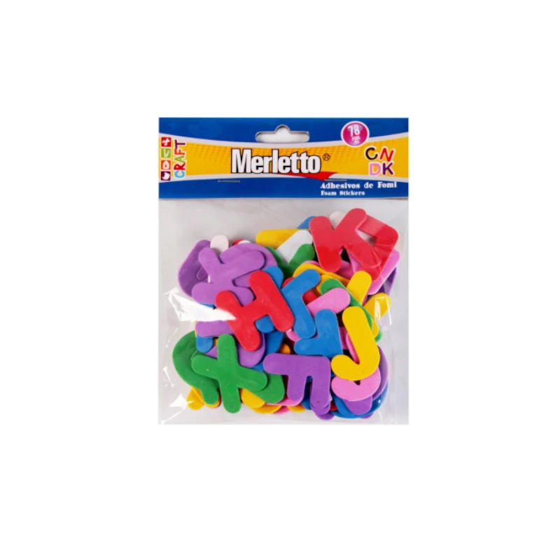 Foamy Adhesivo Letras Surtido 92722 Merletto