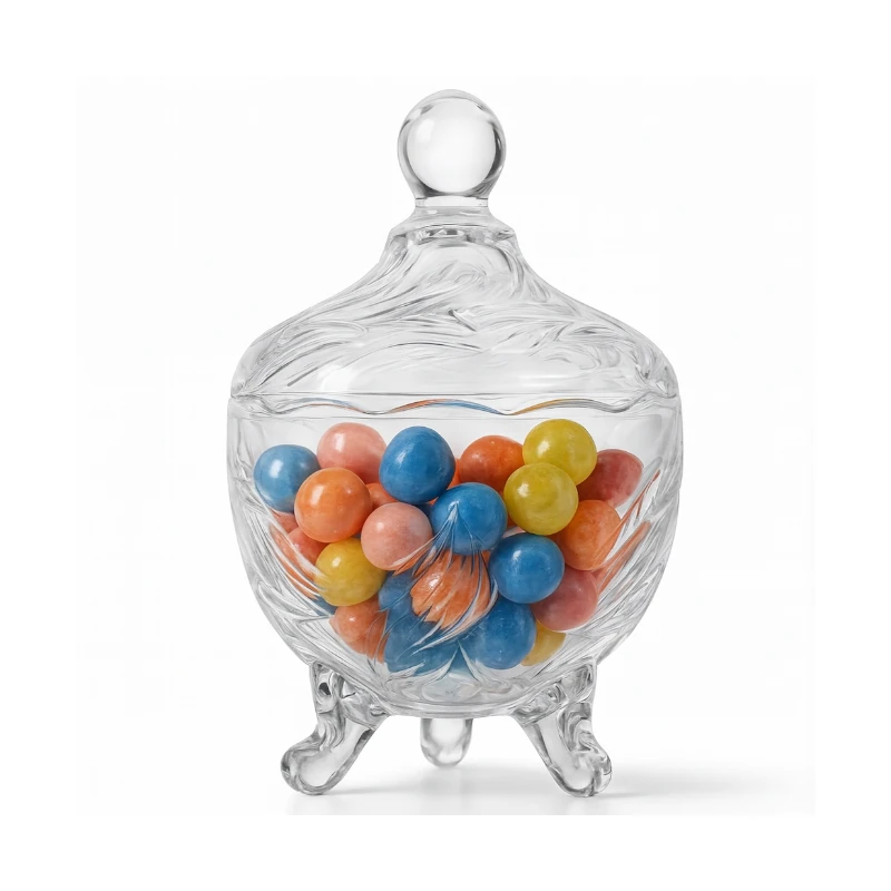 Recipiente Vidrio Con Tapa