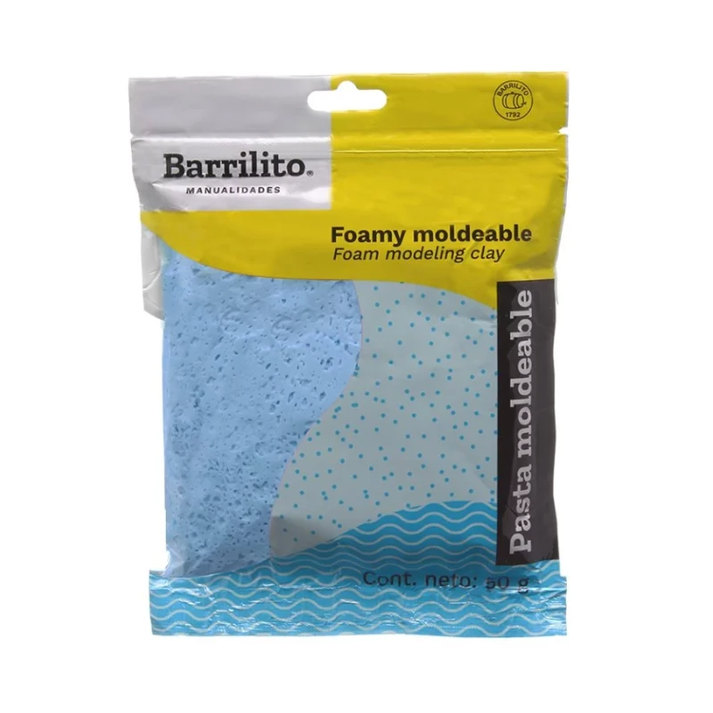 Foamy Moldeable Azul Cielo 50Gr Barrilito