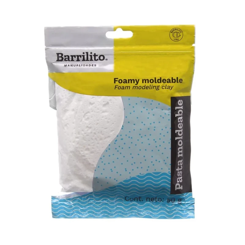 Foamy Moldeable Blanco 50Gr Barrilito