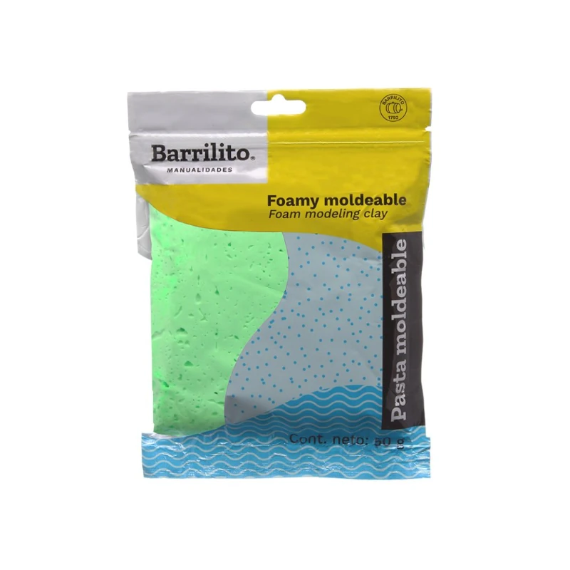 Foamy Moldeable Menta 50Gr Barrilito