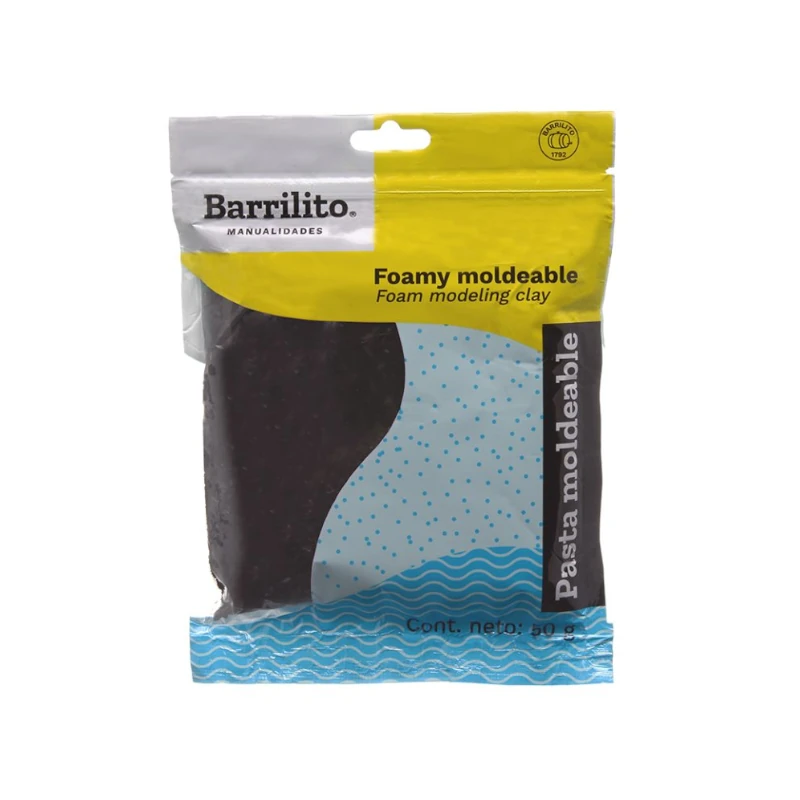 Foamy Moldeable Negro 50Gr Barrilito