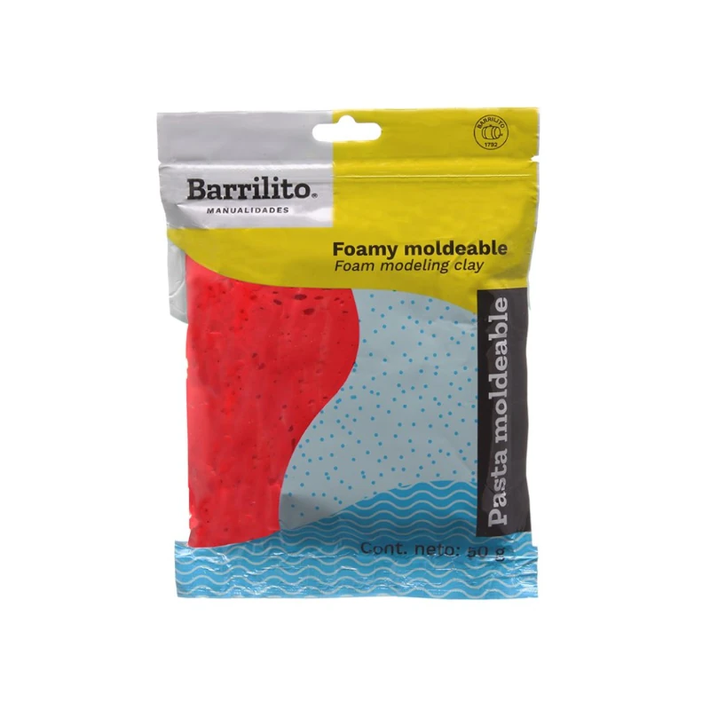 Foamy Moldeable Rojo 50Gr Barrilito