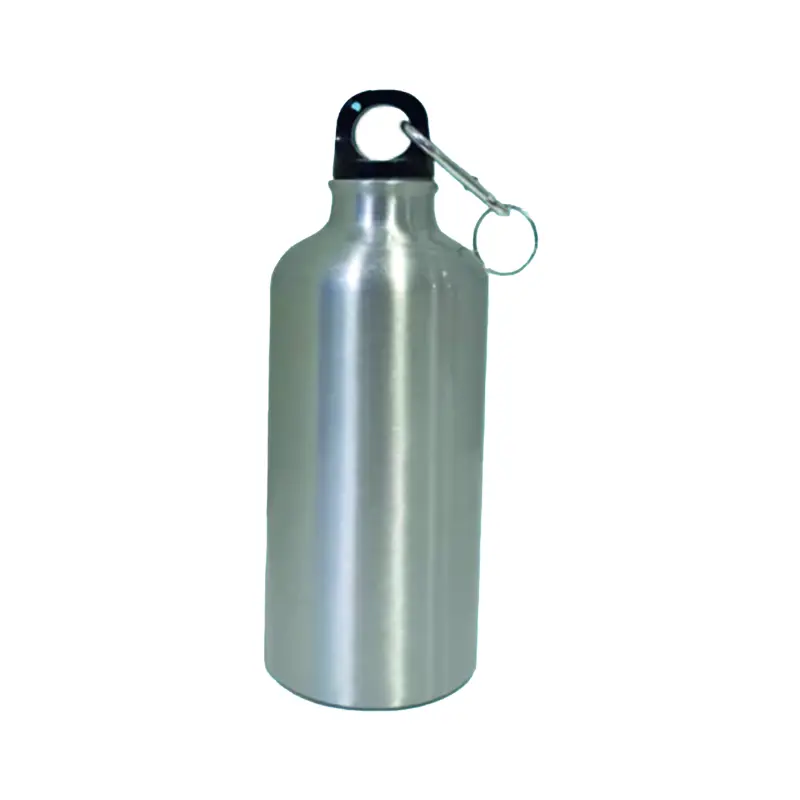 Bote Aluminio Sport 500Ml Para Sublimar Plateado