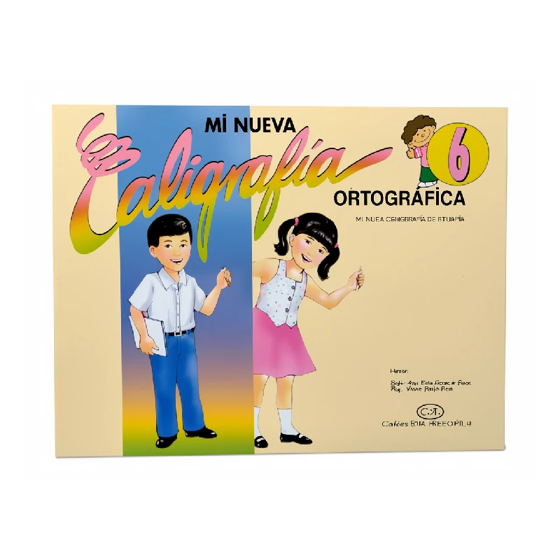 Libro Mi Nueva Caligrafia Ortografica 6g