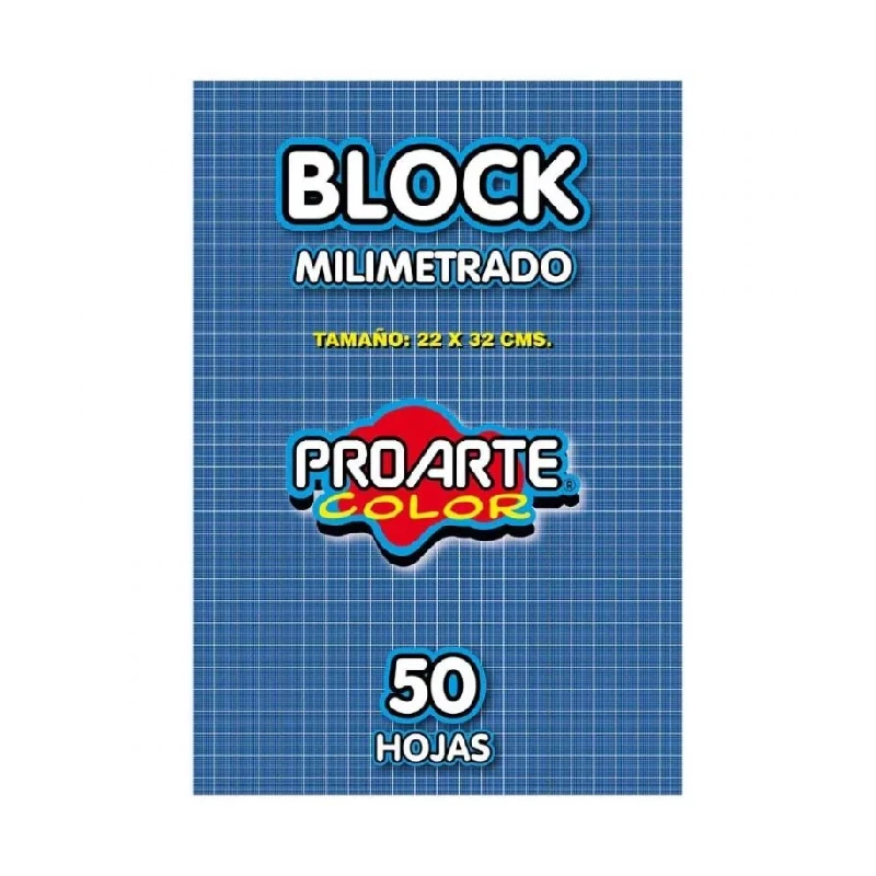 Block Milimetrado 50hjs Proarte