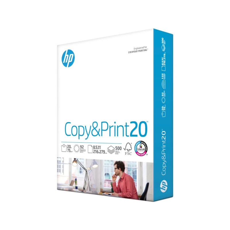 Papel Bond Carta B20 8.5X11  Hewlett Packard