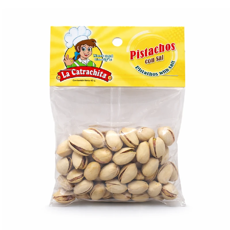 Pistachos Con Sal La Catrachita 40gr