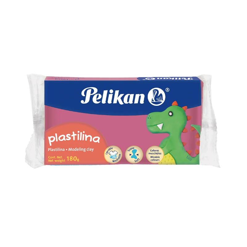 Plastilina Pelikan Marqueta Rosa 180grs