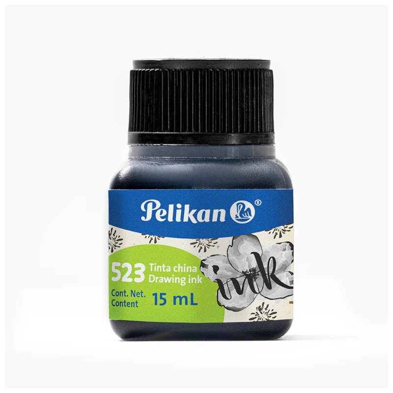 Tinta China Pelikan 15ml Negro 523