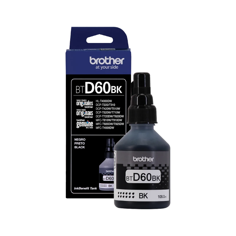 Tinta Brother Btd60 Negro