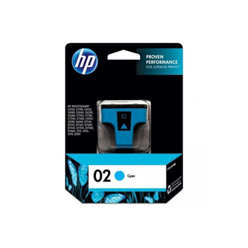Tinta Hp 02 C8771 Cyan