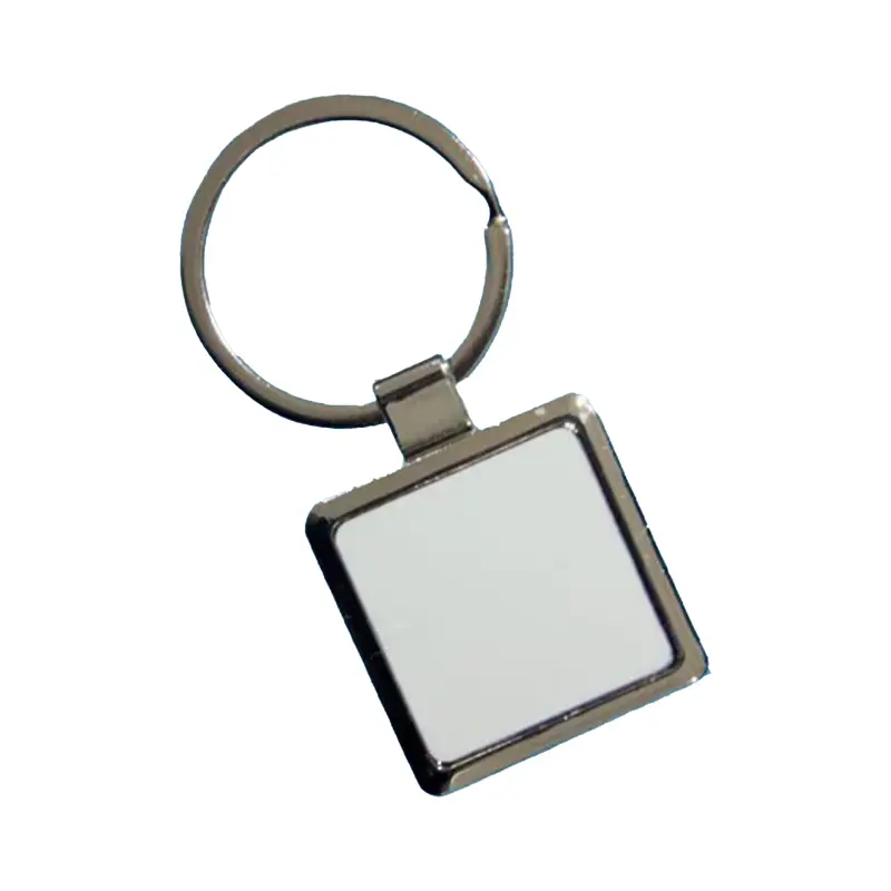 Llavero Para Sublimar Metal Cuadrado