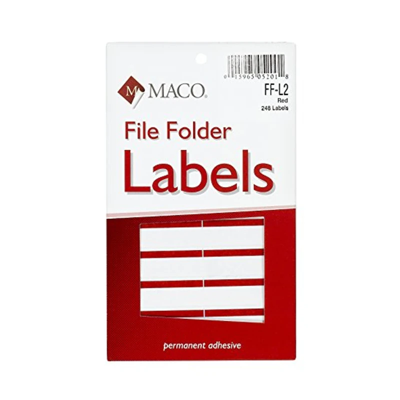 Viñeta P/Folder Rojo Maco Ff-L2 248Unds