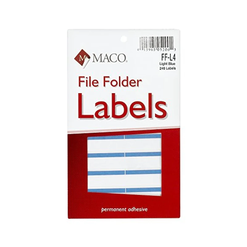 Viñeta P/Folder Azul Claro Maco Ff-L4 248Unds