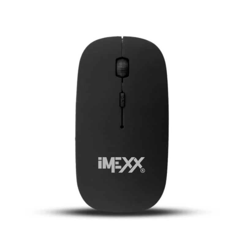 Mouse Optico Inalambrico 2.4ghz  Usb  U-Slim  Negro  Imexx