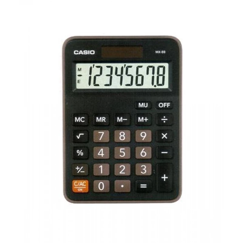 Calculadora Casio Mx-8B 8 Digitos Negro