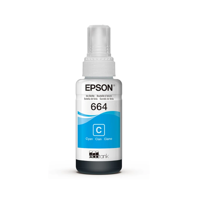 Tinta Epson T664 Cyan
