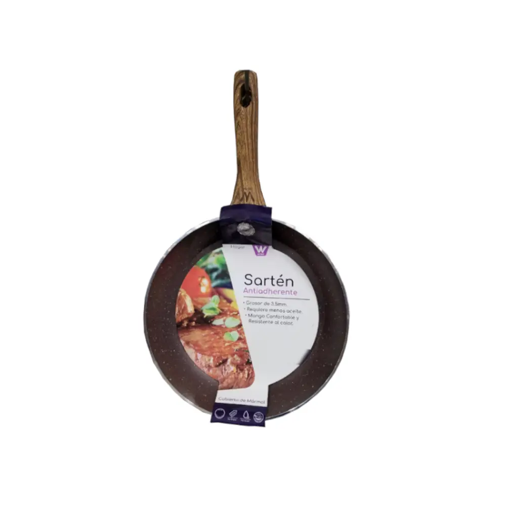 Sarten 20 Cm No Adherible Choco Wiwi Premium