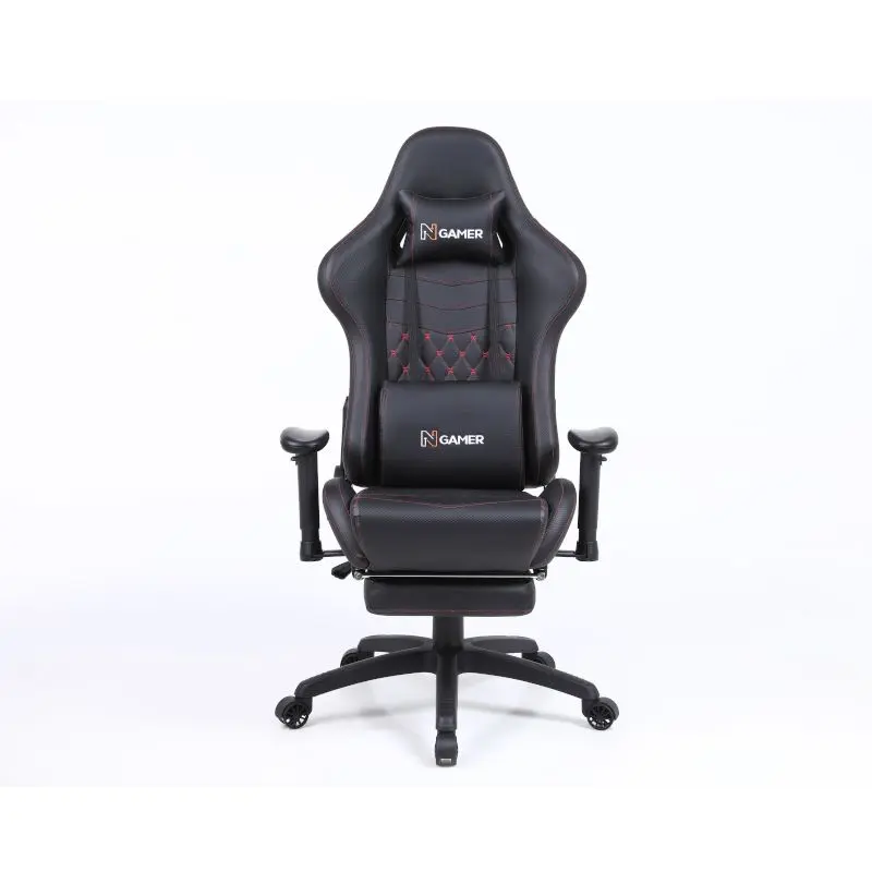 Silla Gaming Pro Brazo 2D Negro 300Lb GL4 Con Reposa Pies Nenotech