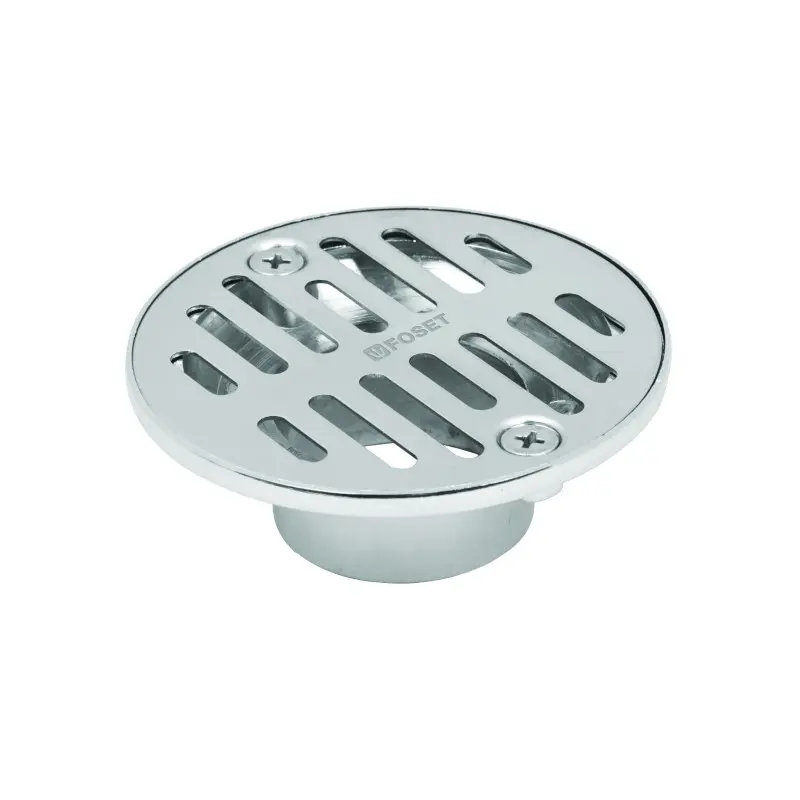 Desague Baño 3-1/2  Inoxidable Redondo Foset 49350