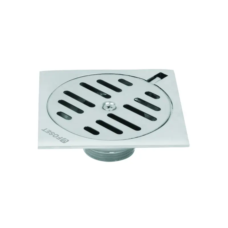 Desague Baño 4  Inoxidable Cuadrado Foset 49349