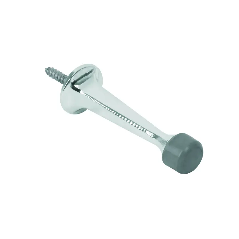 Tope Para Puerta Plateado Tipo Pata Hermex 43787