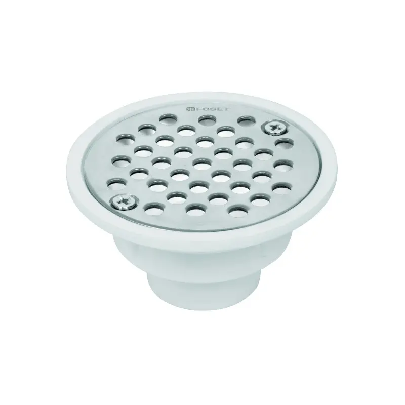 Desague Baño 3-3/4  Inoxidable Redondo Foset 49426