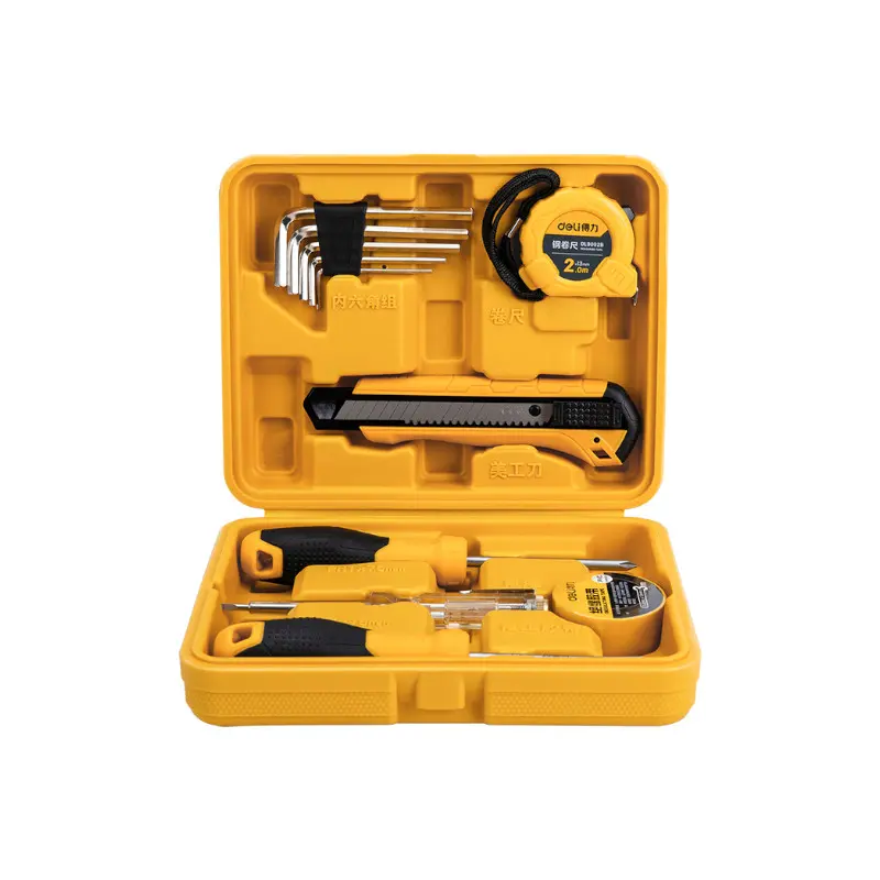 Kit Herramientas 11Pcs Cja Plast Deli