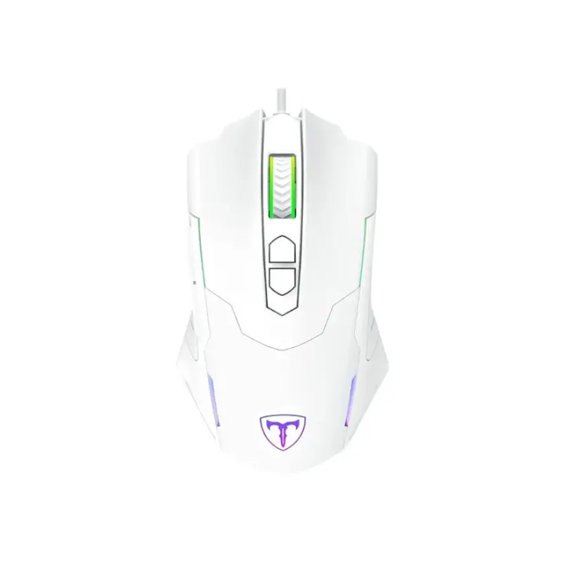 Mouse T-Dagger Gaming Usb Blanco Rgb 206 Dpi 400-7200