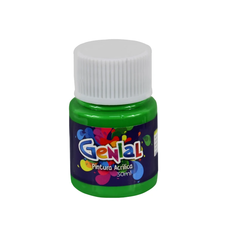 Pintura Acrilica 30Ml Verde Limon Genial