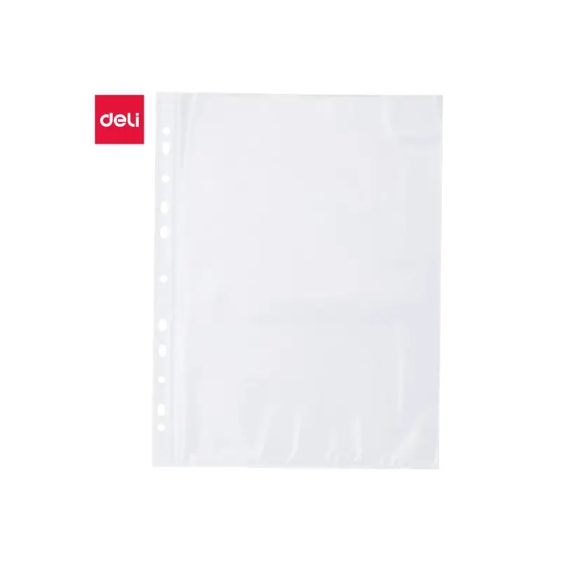 Hoja Protectora Paquete 100 Tamaño A4 Transp Deli