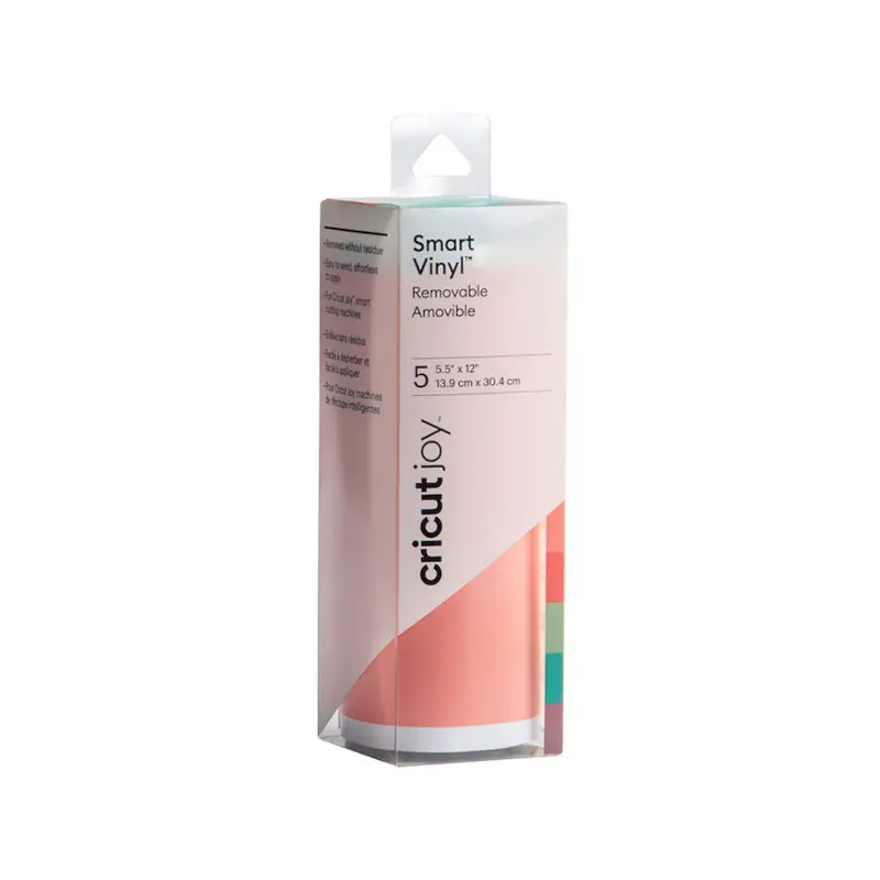 Vinil Smart Removible Hydrangeas 5 Hojas 5.5X12  Cricut Rollo Joy