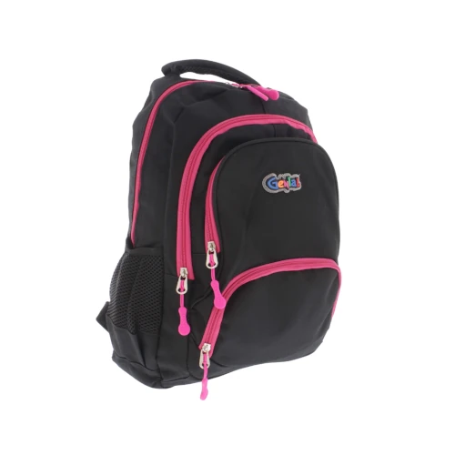 Mochila Genial 18  Negra C/Zipper Color Surt 061-1271D