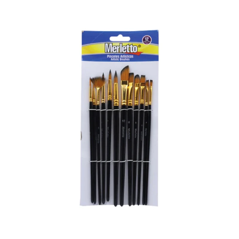 Pincel Paquete 12 Planos Merletto