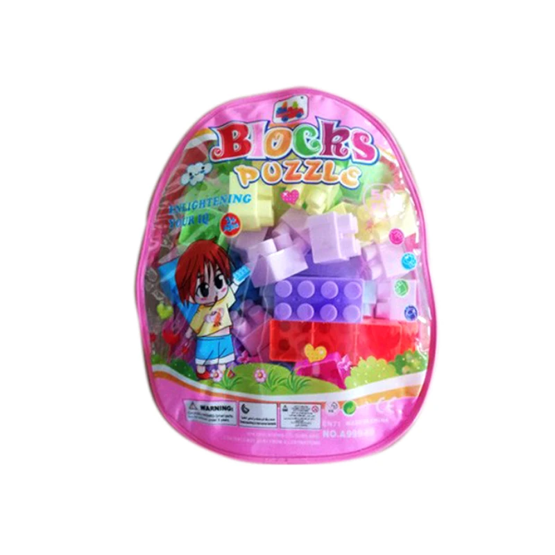 Juego Didactico Bloque Paquete 50 Plastico