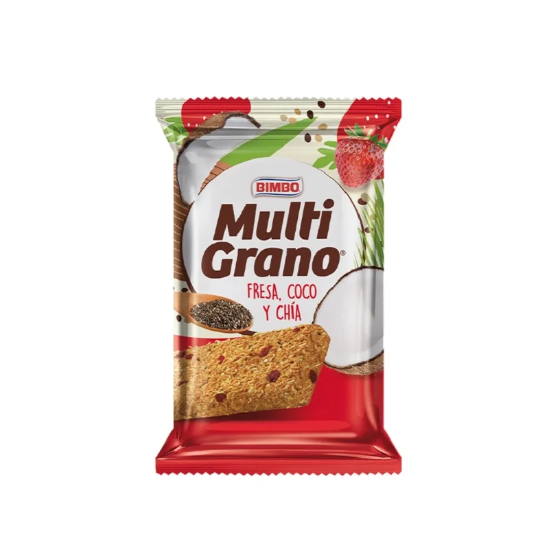 Barra Multigrano Fresa Coco 42Gr