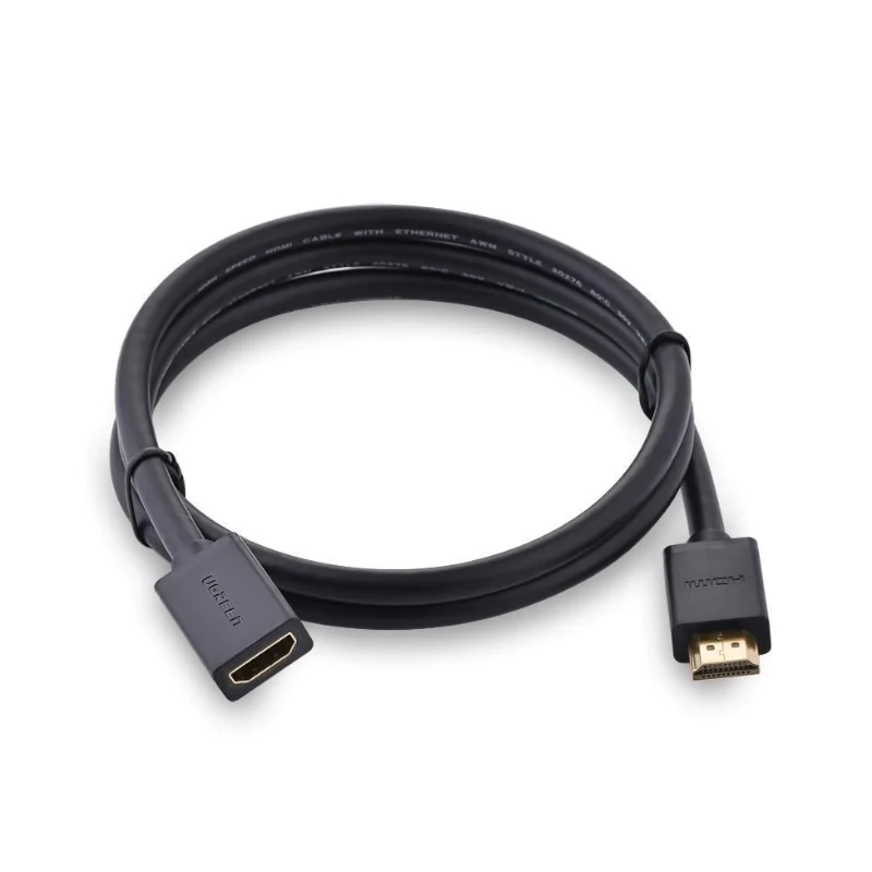 Cable Hdmi Macho A Hembra 1M Negro Hd107 Ugreen